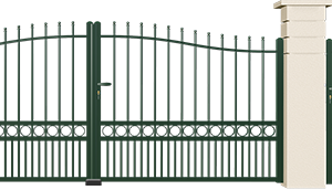 Portail aluminium classique CS 11 Cyclo