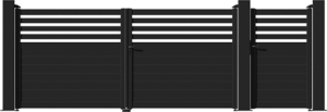 Portail aluminium CT 123