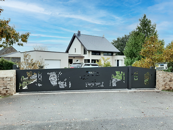 portail tôle sur mesure