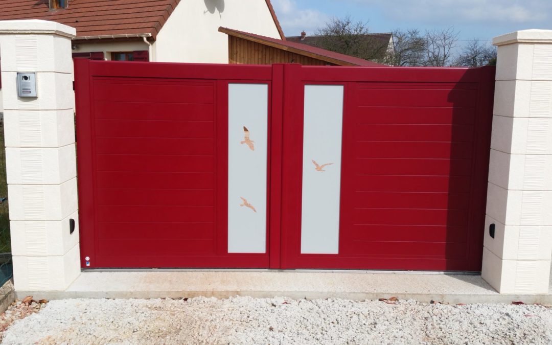 Portail aluminium sur-mesure