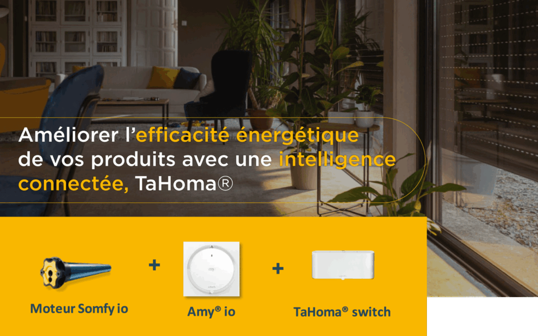 Piloter ses volets depuis son smartphone ? Découvrez le moteur connecté AMY IO de SOMFY